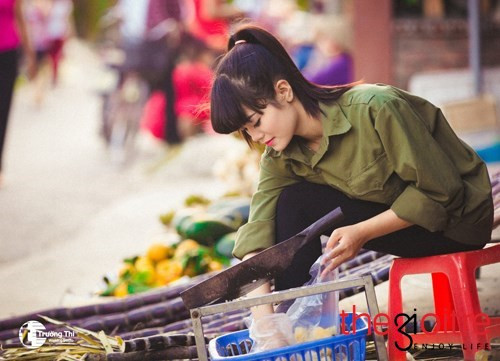 Phan Như Quỳnh cô nàng được biết tới với danh xưng hot girl bán mía.