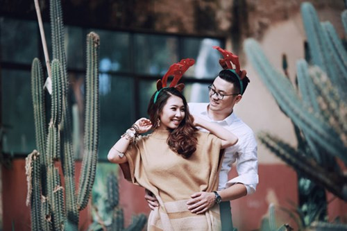 Bộ ảnh cưới độc - lạ bên cây Noel "bản xương rồng" cặp đôi Hà Thành ảnh 14