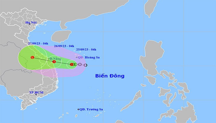 Thời tiết đầu tuần: Áp thấp nhiệt đới khiến nhiều nơi trên cả nước mưa dông