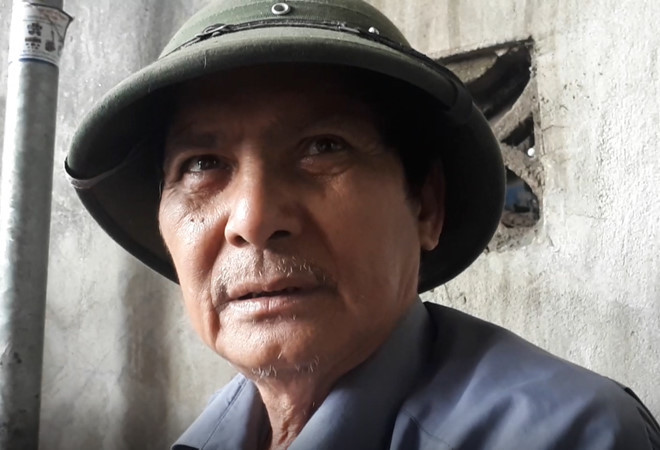 Ông Hiền kể về vụ tai nạn. Ảnh: Nguyễn Dương. Nhung nguoi thoat chet ke luc