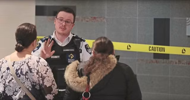 Nhà vệ sinh nữ của trung tâm thương mại Core buộc phải cấm người qua lại