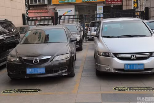 Xếp chỗ đỗ ô tô cho quý bà theo kích cỡ 