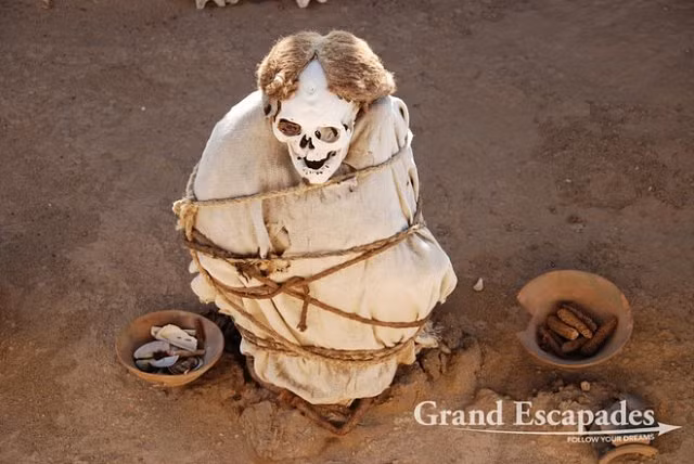 Chauchilla – nghĩa trang của những bộ hài cốt ngồi xổm còn nguyên bộ tóc suôn dài và gương mặt cười đầy vẻ phấn khích - Hình 2