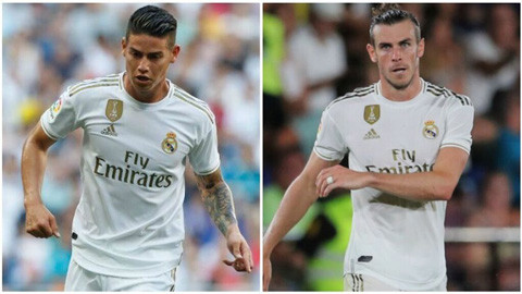 Zidane bất ngờ không đăng ký cả James và Bale.