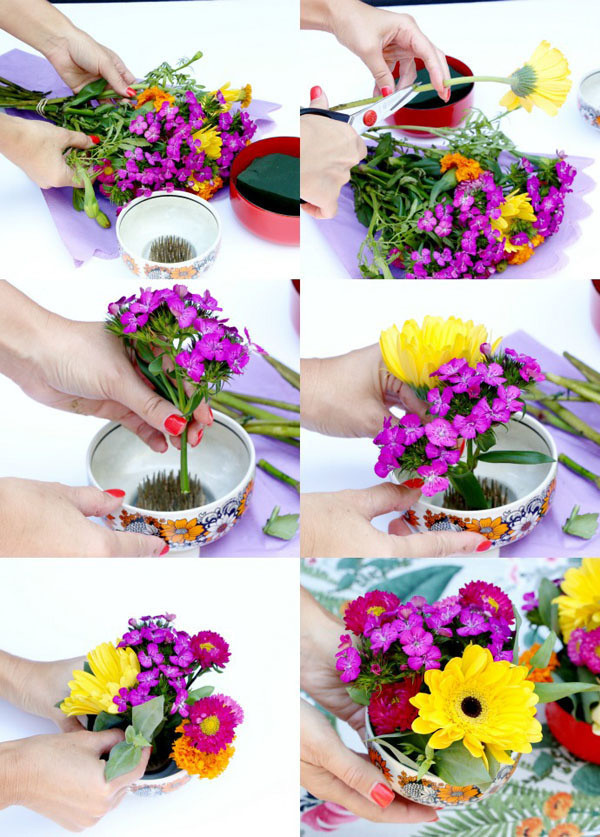 Cách cắm hoa đẹp