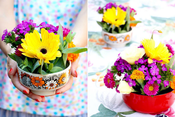 Bỏ túi 3 cách cắm hoa bằng bát tròn vừa đẹp vừa dễ