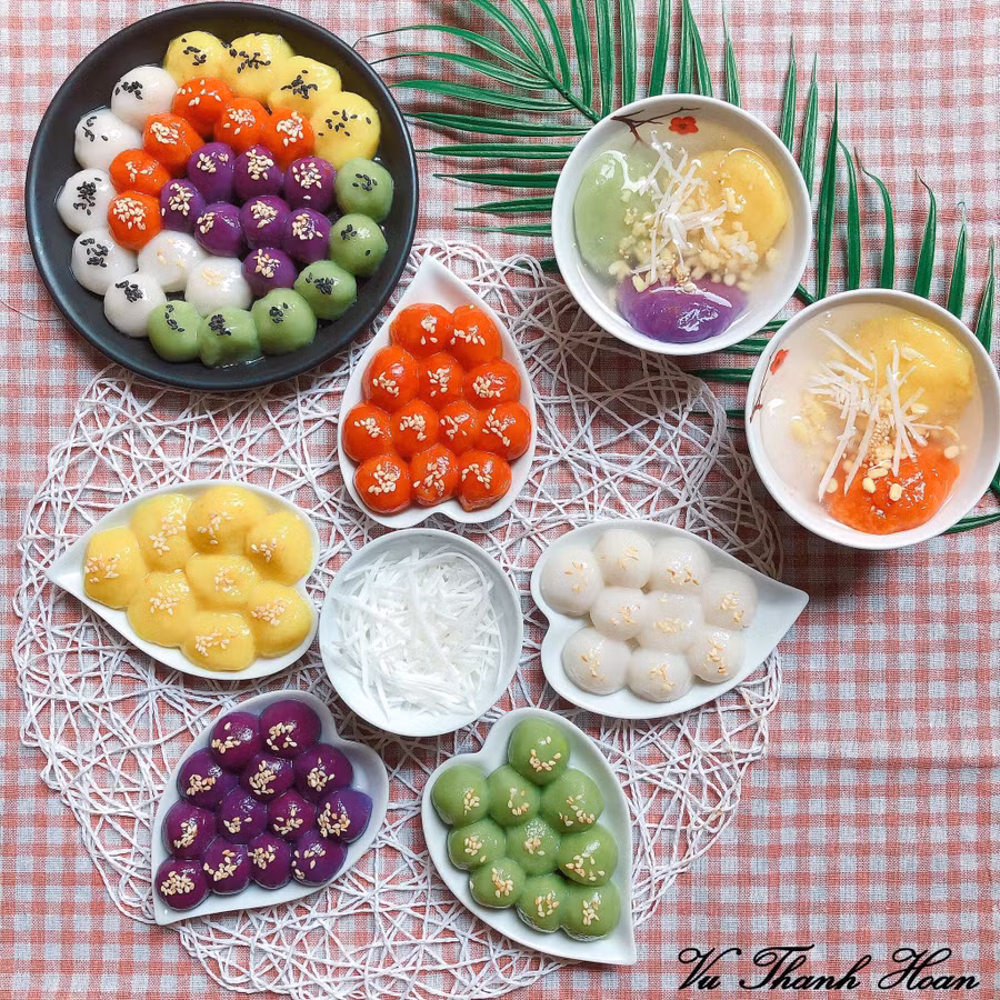 Bí kíp cho món bánh chay ngon bất bại chính là trộn gạo nếp với gạo tẻ theo tỉ lệ 5:1 để vỏ bánh không quá dẻo dính, khó tạo hình và cho vị ngon nhất