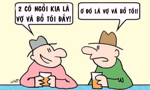 Khi hai người đàn ông phát hiện có chung... vợ và bồ 