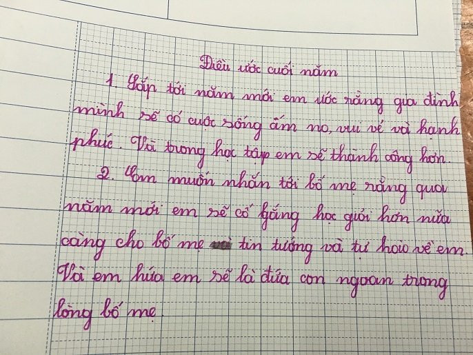 Điều ước cuối năm của học trò nhỏ khiến cô giáo lặng người