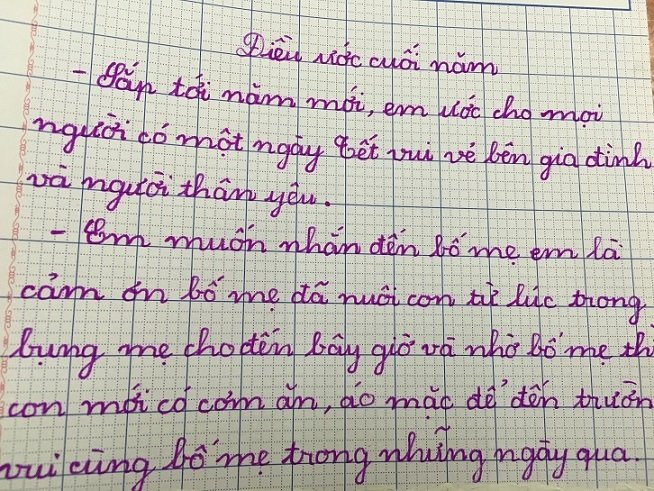 Điều ước cuối năm của học trò nhỏ khiến cô giáo lặng người
