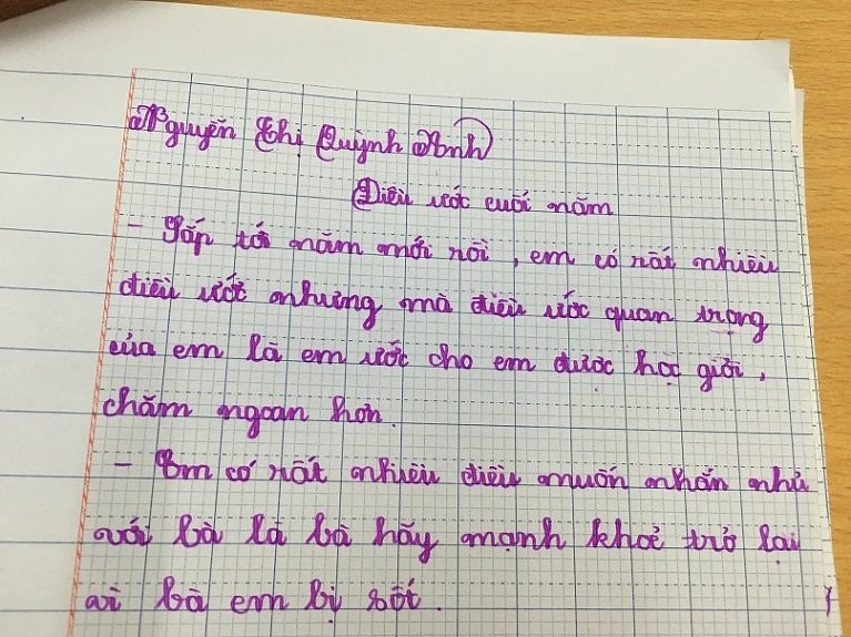 Điều ước cuối năm của học trò nhỏ khiến cô giáo lặng người