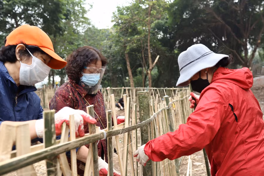 Dự án thành công là nhờ sự phối hợp tham gia của nhiều bên, trong đó có nhân dân phường Chương Dương.