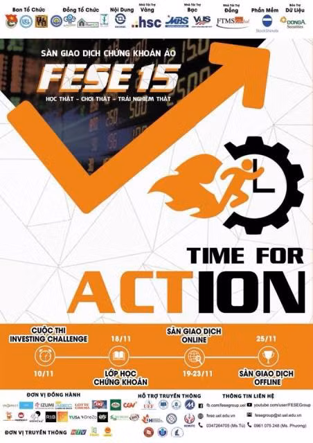 Thông tin về thời gian hoạt động của chương trình FESE 15 Thông tin về thời gian hoạt động của chương trình FESE 15