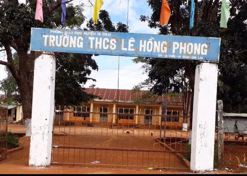 Ngôi trường nơi xảy ra vụ việc.