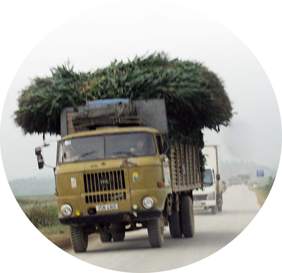 Cồng kềnh trên xe trọng tải lớn Cồng kềnh trên xe trọng tải lớn