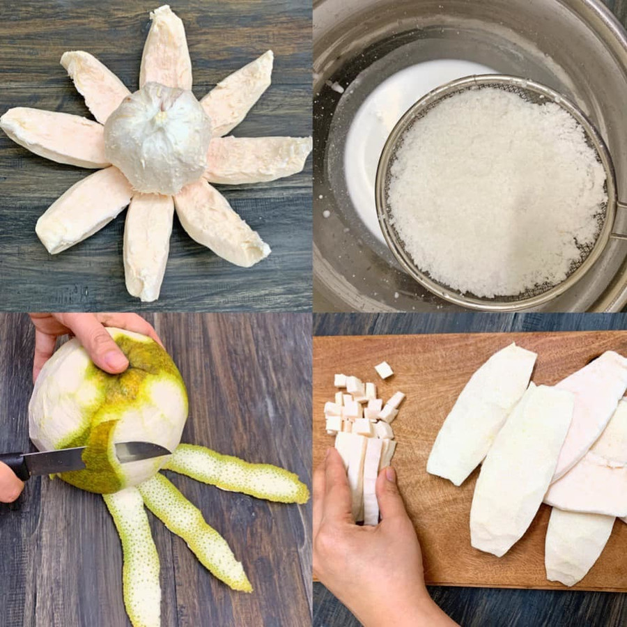 Ảnh: Hưng Giang. Cách làm chè bưởi thơm, ngon khó cưỡng