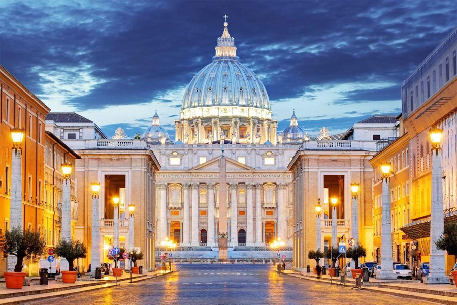 Kiến trúc Vatican nổi tiếng bất hủ. Kiến trúc Vatican nổi tiếng bất hủ.
