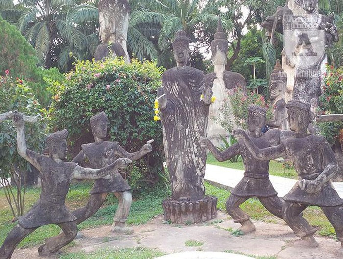 Kỳ bí khu "rừng Phật" với hàng trăm bức tượng bên dòng Mekong ảnh 13 Kỳ bí khu "rừng Phật" với hàng trăm bức tượng bên dòng Mekong ảnh 13