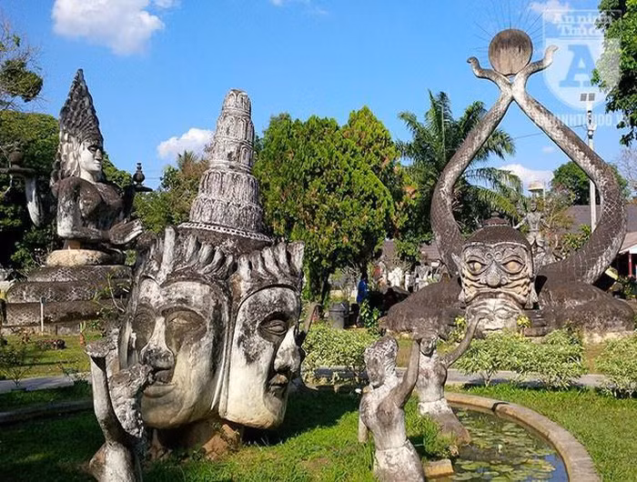 Kỳ bí khu "rừng Phật" với hàng trăm bức tượng bên dòng Mekong ảnh 20