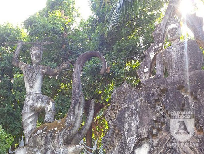 Kỳ bí khu "rừng Phật" với hàng trăm bức tượng bên dòng Mekong ảnh 14 Kỳ bí khu "rừng Phật" với hàng trăm bức tượng bên dòng Mekong ảnh 14