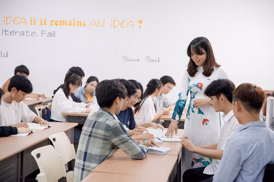 Sinh viên UEH trong một giờ học