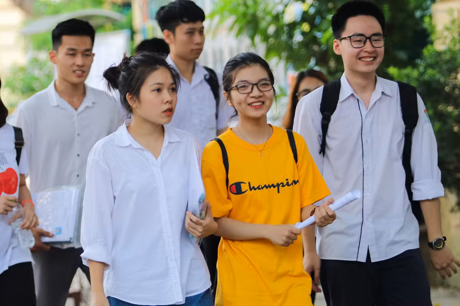 Thí sinh tham dự kỳ thi THPT quốc gia năm 2019. Ảnh: Thế Đại