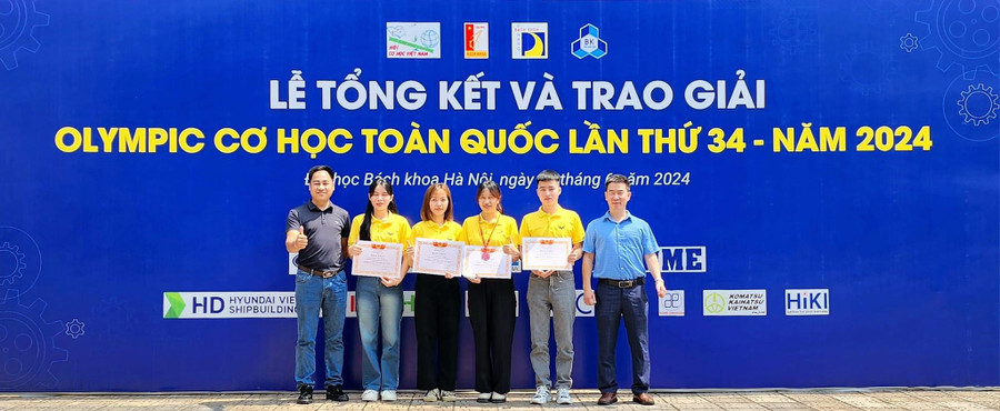 Sinh viên Trường Đại học Kỹ thuật Công nghiệp giành 10 giải tại Cuộc thi Olympic Cơ học toàn quốc.