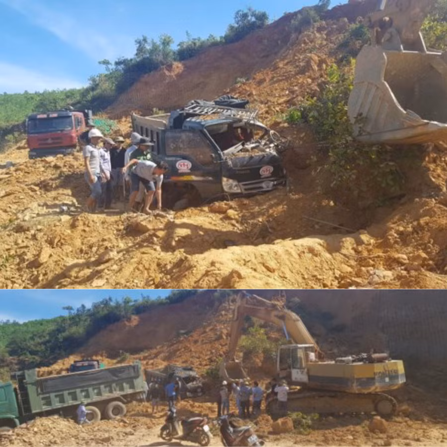 Vụ 2 xe tải bị vùi lấp ở Hà Tĩnh: Yêu cầu dừng khai thác mỏ