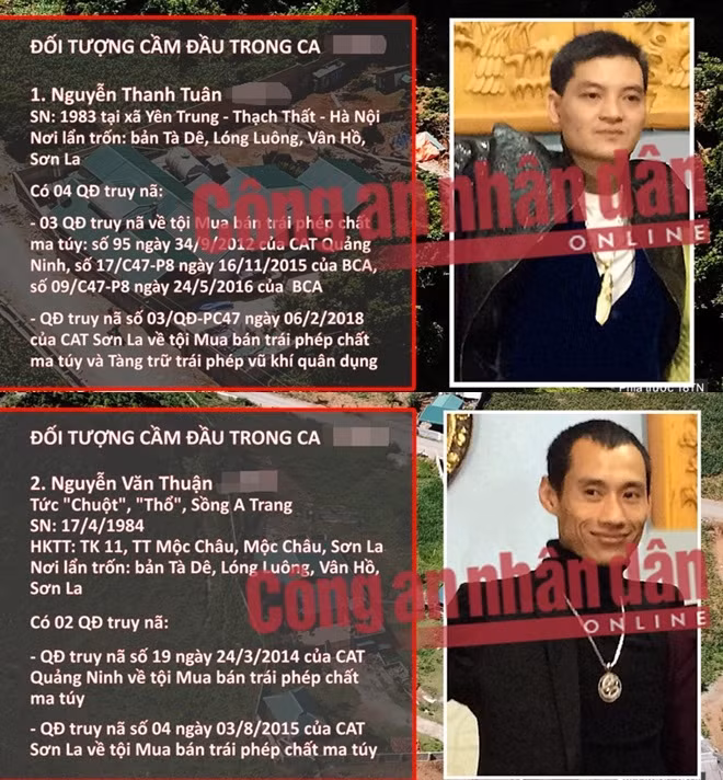 2 trùm ma túy Tuân và Thuận