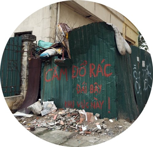 Thành nơi xả rác