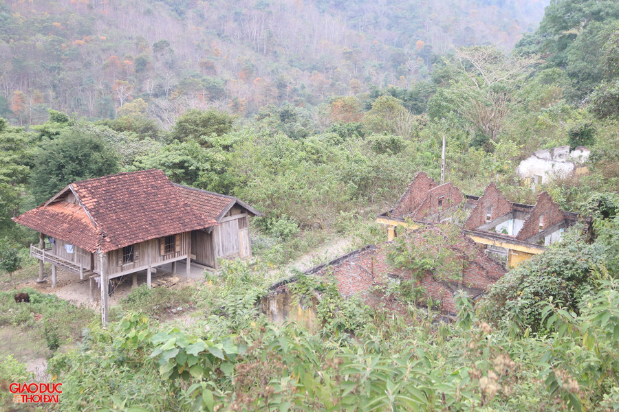 Khu TĐC Khe Ò nhìn từ trên cao. Ảnh: Phạm Tâm.