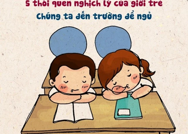 5 thói quen "ngược đời" của giới trẻ