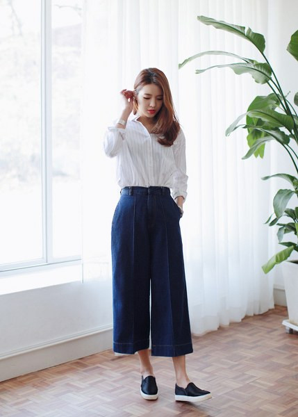 Những mẫu quần jeans ống rộng sẽ thống trị năm 2019 ảnh 7 Empty