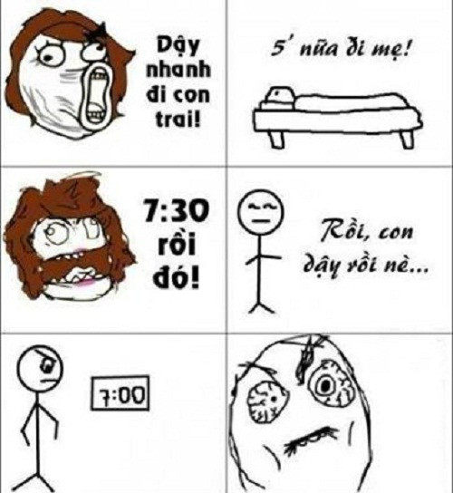 Cách đánh thức "bất hủ" của mẹ. Cách đánh thức bất hủ của mẹ - 10 ảnh hài hot nhất Facebook