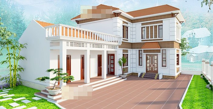 15 mau nha 2 tang chu l 100m2 thoai mai cho gia dinh dong nguoi - 14