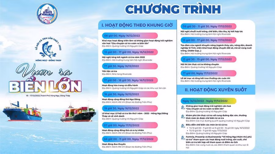 Các hoạt động tại lễ hội.