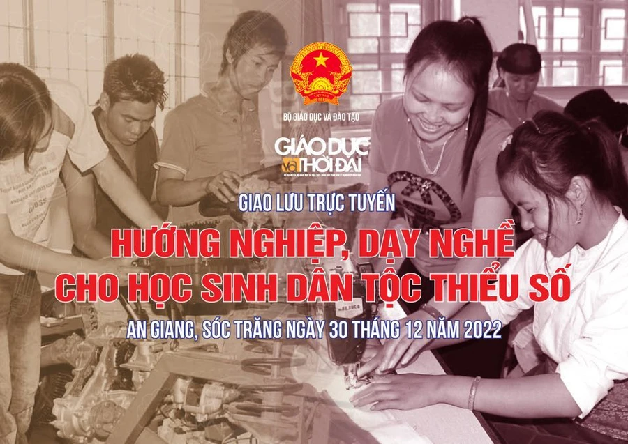 Giao lưu trực tuyến "Hướng nghiệp, dạy nghề cho Học sinh dân tộc thiểu số"