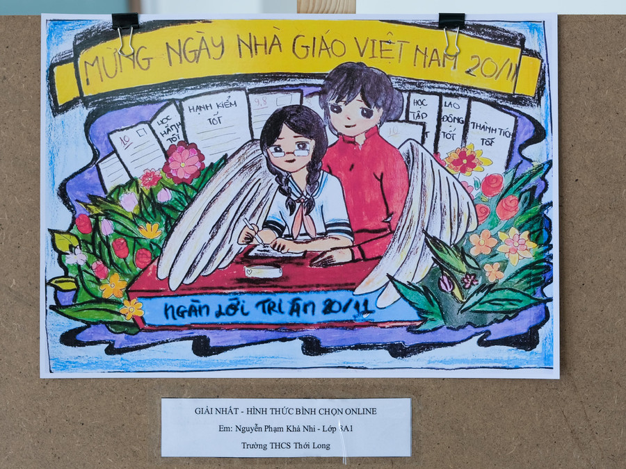 Giải nhất cuộc thi vẽ tranh qua hình thức trực tiếp và trực tuyến Giải nhất cuộc thi vẽ tranh qua hình thức trực tiếp và trực tuyến