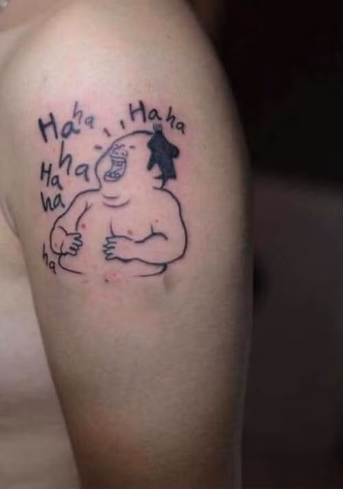 Hình xăm một nụ cười bằng mười thang thuốc bổ.