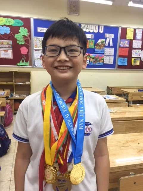 Những tấm huy chương cao quý mà Cường Thành đoạt được ở các cuộc thi quôc tế