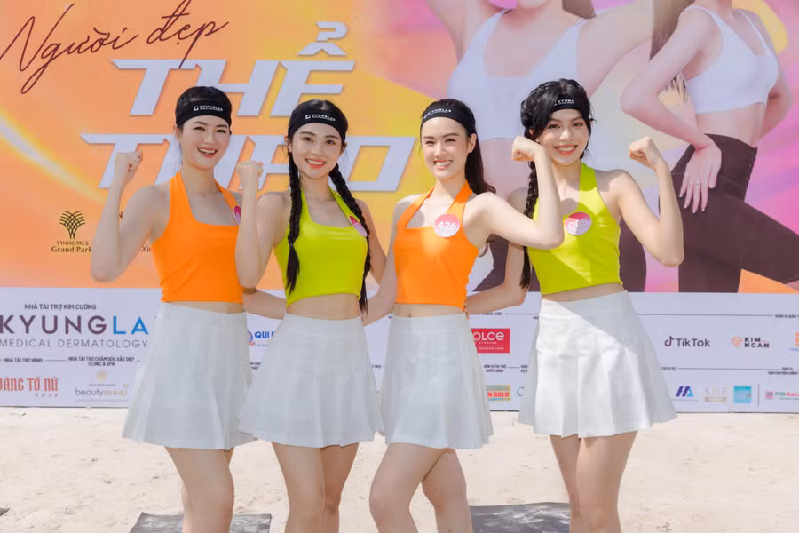 Bốn cô gái chiến thắng thử thách plank bao gồm Nguyễn Phương Anh, Trịnh Mỹ Anh, Huỳnh Thị Thanh Thủy và Nguyễn Thị Hoài Ngọc.