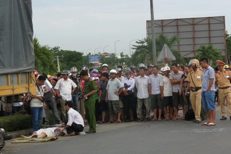 Hiện trường vụ tai nạn 