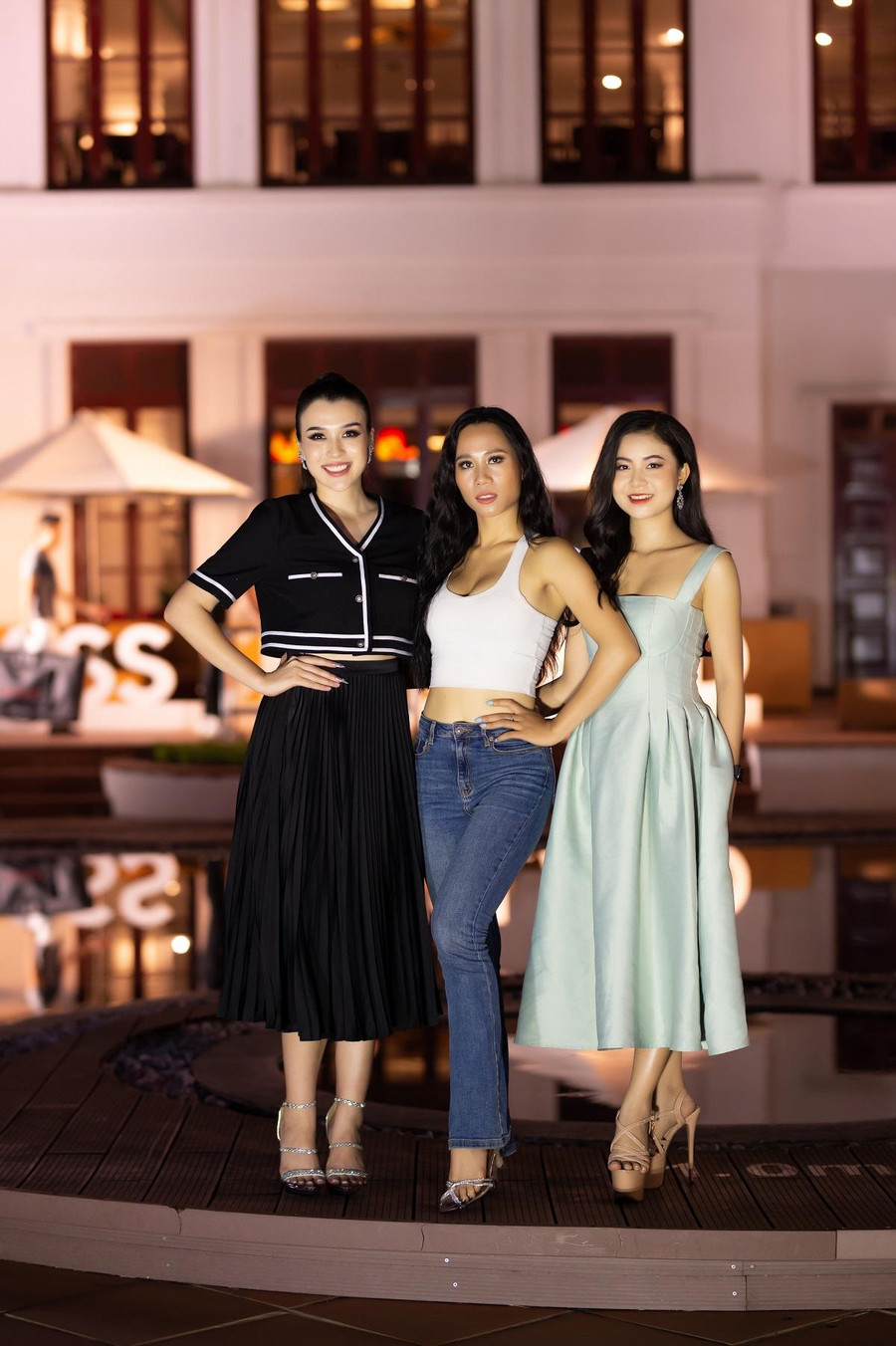 Top 3 Người đẹp tài năng. Ảnh: BTC Top 3 Người đẹp tài năng. Ảnh: BTC