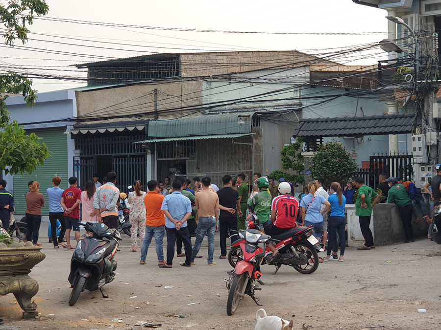 Hiện trường vụ việc.