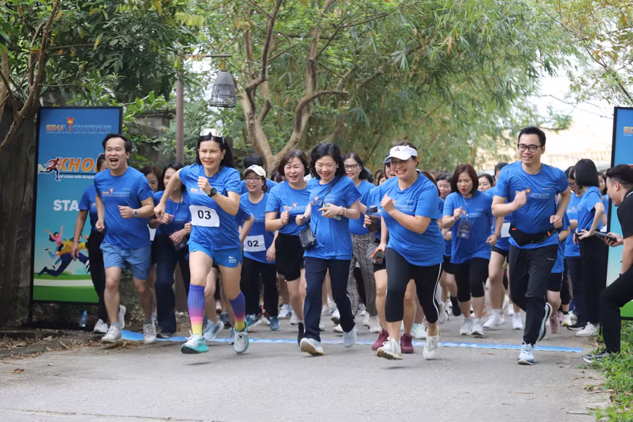 Các thầy cô sẽ tham gia giải chạy với cung đường khoảng 3km.