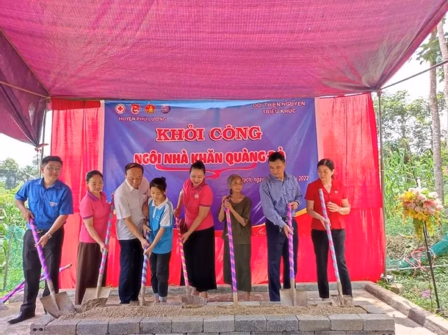 Lễ khởi công xây dựng "Ngôi nhà Khăn quàng đỏ"