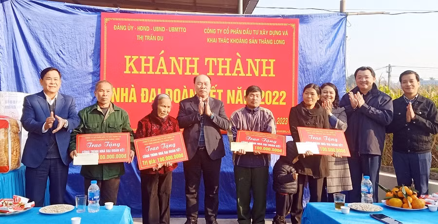 Thái Nguyên khánh thành nhà đại đoàn kết cho hộ nghèo.