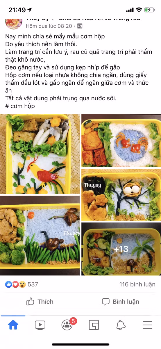 Bài viết được nhiều chị em nội trợ trầm trồ.