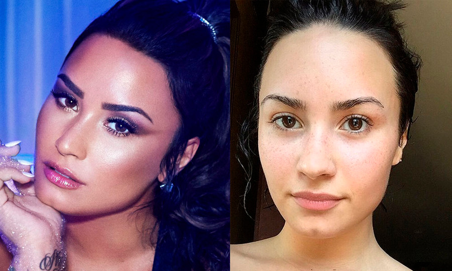 Demi Lovato sắc sảo và sexy khi trang điểm đậm, và vẫn vô cùng xinh đẹp khi để mặt mộc.
