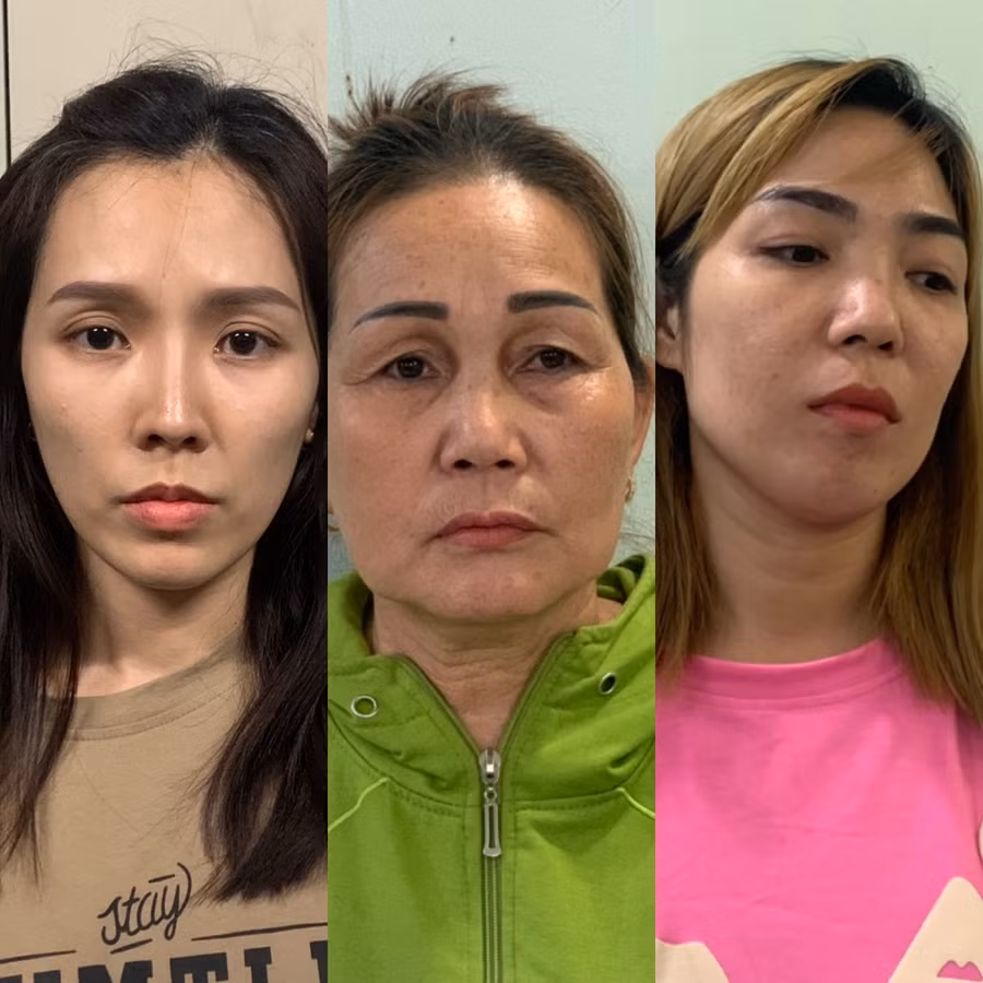 3 đối tượng bị bắt giữ.